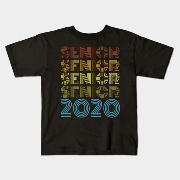 SENIOR CLASS 2020  High School Graduation Gift Kids T-Shirt by busines_night